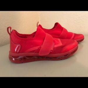 Aldo red tennis shoes